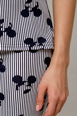 Арт. 9168 Пижама с брюками 42-50 (5 шт) Цвет:верх- синий, белый, низ-синий, белый - Калинка фото 15