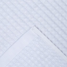 Полотенце вафельное банное Этель Boho 67х140 см, цвет белый, 100% хлопок, 290 гр/м2  фото 4