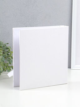 Фотоальбом на 100 фото 10×15 см «Белоснежный с бантом», в коробке, 4×22×23 см