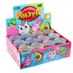 Цена за 12 шт. Лизун - слайм Животные, цвета МИКС - Funny toys фото 4
