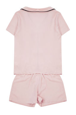 Trendyolmilla Beyaz Kurdele/Fiyonk ve Biye Detayl? Viskon Sortlu Dokuma Pijama Tak?m? THMSS24PT00290 фото 29