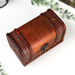 Шкатулка для украшений «Сундук. С заклёпками» дерево, состаненная, 10.5×18×11 см