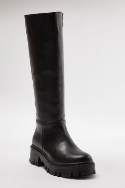 Trendyolmilla Shoes Koyu Kahverengi Kal?n Tabanl? Fermuarl? Kad?n Cizme TAKAW25CZ00005  фото 8