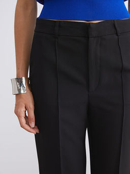 Standart Fit ?spanyol Pa?a Kad?n Pantolon