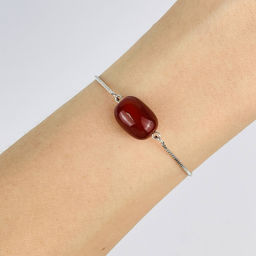 Браслет регулируемый с Сердоликом - Радуга самоцветов фото 2