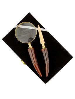 Набор для офиса (лупа, нож д/бум) № Су103/4 - Ганг фото 3