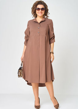 Платье EVA GRANT 7168 капучино