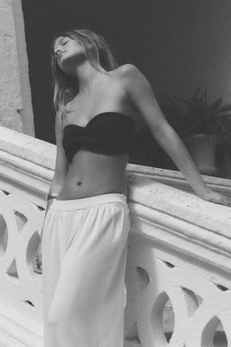 INTERLOCK BANDEAU TOP - Zara фото 3