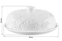 Блинница 23*23*9,5 см Розы - Elan gallery фото 2