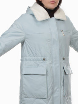 M24-096 BLUE Куртка демисезонная женская (100 гр. холлофайбер) - Fashion фото 2