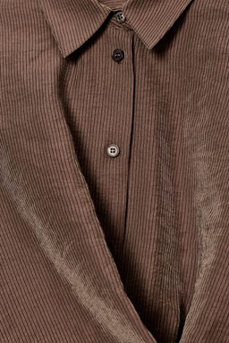 STRIPED SURPLICE SHIRT - Zara фото 16