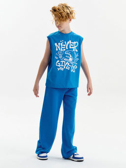 PELICAN, майка для мальчиков, Лазурный фото 4