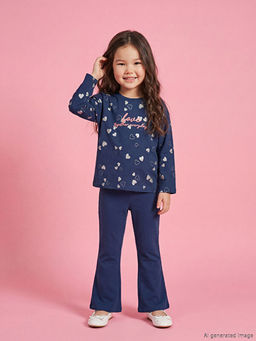 Bask?l? K?z ?ocuk Ti??rt ve Tayt