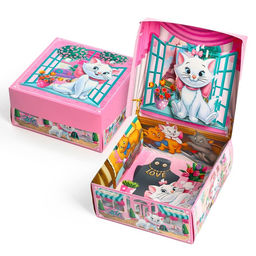 Коробка подарочная с 3Д «Кошки», 15 × 15 × 7 см