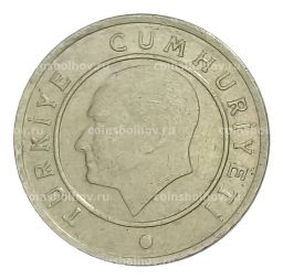 Монета 25 куруш 2010 года Турция