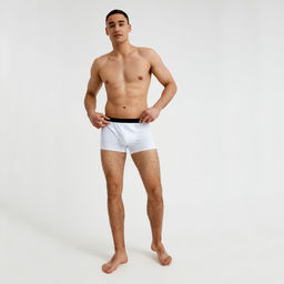 Трусы мужские боксеры MINAKU цвет белый, р-р 54