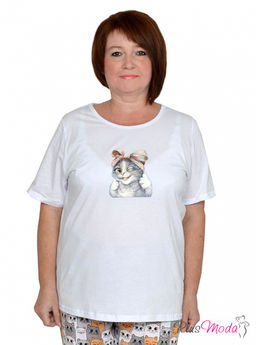 Футболка Модель №914 размеры 44-84 - Plusmoda фото 5