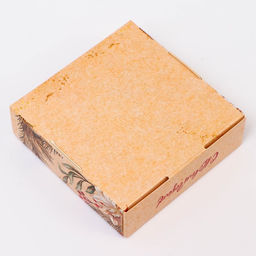 Цена за 10 шт. Подарочная коробка складная с окном «С Новым годом!», 10×10×3 см