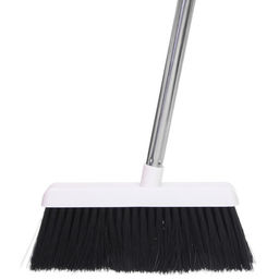 Набор для уборки, щетка для пола с совком "Профи" белый 8813