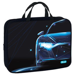 Папка на молнии с ручками А4 F?rst "Automotive", 350*265*80мм (FT-FB-A40407) текстиль