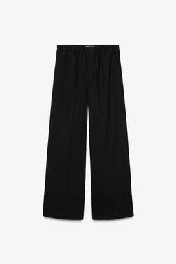 STRAIGHT-LEG TROUSERS WITH SIDE PIPING - Zara фото 6