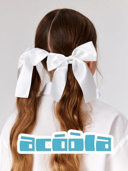 ACOOLA / Набор из 2 резинок для волос дет. Amaury белый