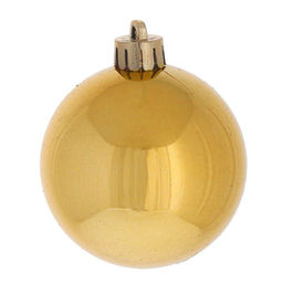 Набор из 4шт Украшение новогоднее Шар "Золотой квартет", D8 см