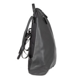 8003-97 black, мужской кожаный рюкзак Barcelo Biagi