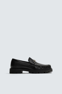 LOAFERS WITH METAL APPLIQU_ - Zara фото 6