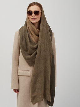 в составе шерсть Тонкий,мягкий двусторонний палантин из трикотажного полотна неплотной вязки - Tantino фото 8