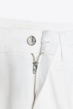 Z1975 MID-WAIST WIDE-LEG JEANS WITH PLEATS - Zara фото 6