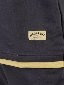 CRB wear / CSJB 90306-48K Комплект для мальчика (футболка, шорты),темно-серый/Ex.Cherubino  фото 4