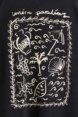 Camiseta oversize con motivo estampado - H&m фото 11