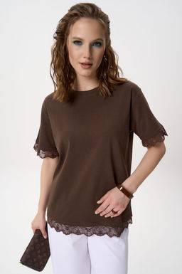 Футболка Бэль (шоколадный) - Эльза фото 10