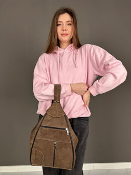 Сумка-рюкзак женская из телячьей кожи