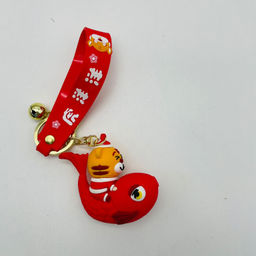 Брелок из резины Тигр на рыбе