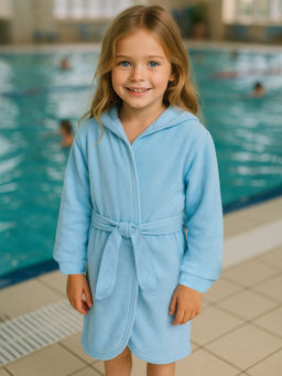 Халат детский светлоголубой