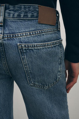 ZW COLLECTION BOOTCUT FULL LENGTH LOW RISE JEANS - Zara фото 4