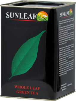 SUNLEAF. Green Tea (крупный лист) 400 гр. жест.банка (Уцененная)