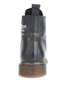 01-K-11031-1 BLACK Ботинки демисезонные женские (натуральная кожа)