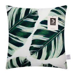 Наволочка декоративная Этель Тропики Leaves 40х40 см, велюр фото 5