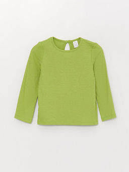 Bisiklet Yaka Uzun Kollu Basic K?z Bebek Pijama Tak?m? - Waikiki фото 2