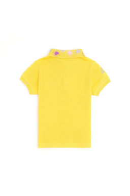 U. S. Polo Assn / Светло-желтая базовая футболка для девочек - U.s. polo assn фото 2