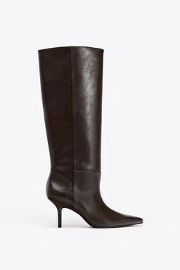 POINTED HIGH-HEEL BOOTS - Zara фото 2