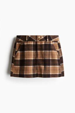 Brushed-finish mini skirt - H&m фото 8