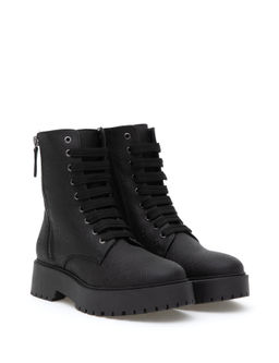 Siyah Ba_c_kl_ Desenli Bot