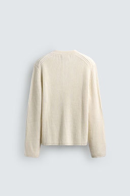 TEXTURED BAKER COLLAR JUMPER - Zara фото 9
