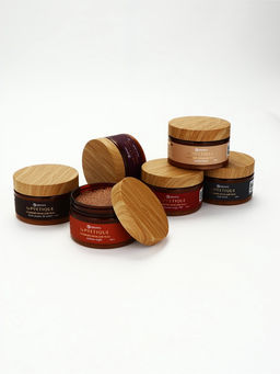 POETIQUE Солевой скраб для тела по мотивам аромата "Vanilla blend", 300 г