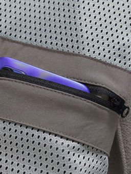 Парка женская софтшелл виндстоппер удлинённая с капюшоном темно-серого цвета 9618_1TC