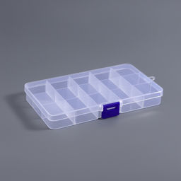 Цена за 2 шт. Органайзер для мелочей, с подвесом, 17.5×10×2 см, прозрачный